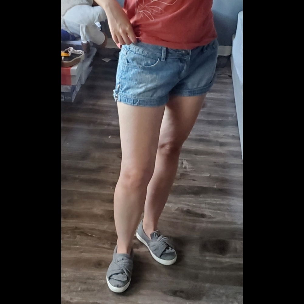 Iris Jeans Low Rise Denim Shorts